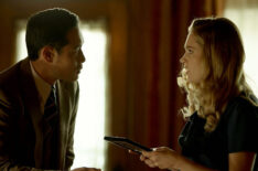 Raymond Lee and Eliza Taylor in 'Quantum Leap' - Season 2