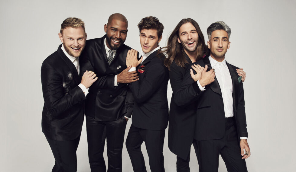 Netflix Queer Eye cast - Bobby Berk, Karamo Brown, Antoni Porowski, Jonathan Van Ness, Tan France