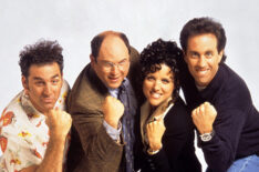 Michael Richards, Jason Alexander, Julia Louis-Dreyfus, Jerry Seinfeld on Seinfeld
