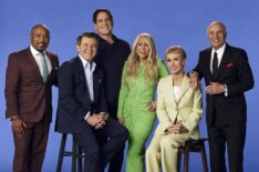 Daymond John, Robert Herjavec, Mark Cuban, Lori Greiner, Barbara Corcoran, and Kevin O'Leary for 'Shark Tank'