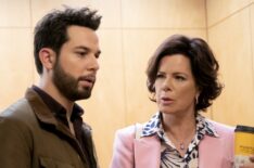 Skylar Astin and Marcia Gay Harden in 'So Help Me Todd' - '86’d'