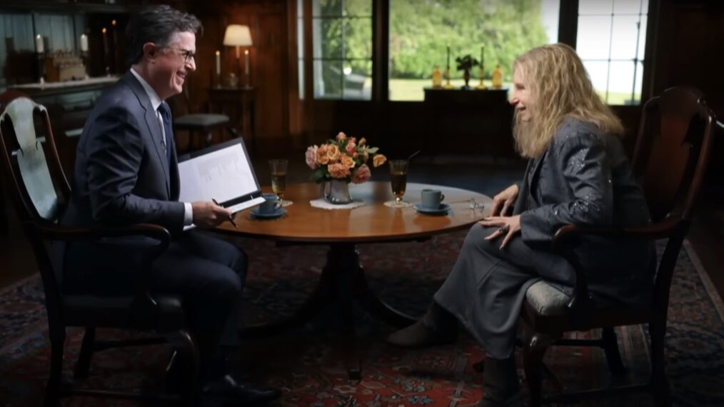 Stephen Colbert interviews Barbra Streisand on 'The Late Show with Stephen Colbert'