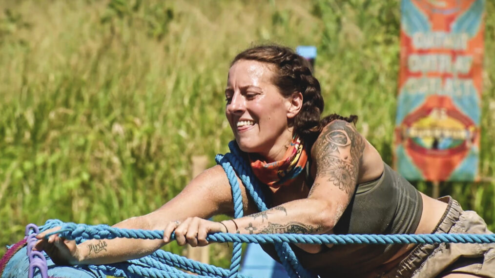 Kendra McQuarrie competes in 'Survivor' Season 45 Episode 9