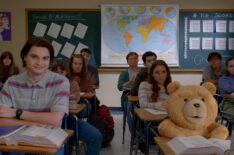 Max Burkholder and Seth MacFarlane (voice) — 'Ted'