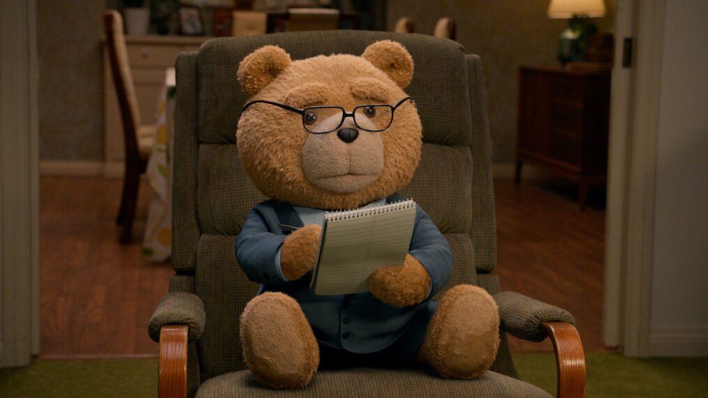 Seth MacFarlane voicing 'Ted'
