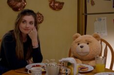 Giorgia Whigham and Seth MacFarlane (voice) in 'Ted' - Season 1, 'He's Gotta Have It'
