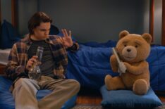 Max Burkholder and Seth MacFarlane in 'Ted'