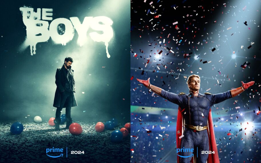 Karl Urban and Antony Starr as Billy Butcher and Homelander for 'The Boys' Season 4