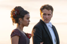 Alisha Boe as Conchita Closson and Josh Dylan as Lord Richard Marable in 'The Buccaneers'