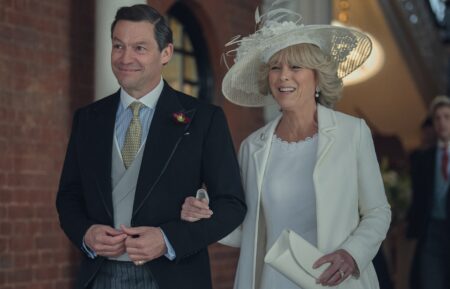 Dominic West and Olivia Williams in 'The Crown' Season 6