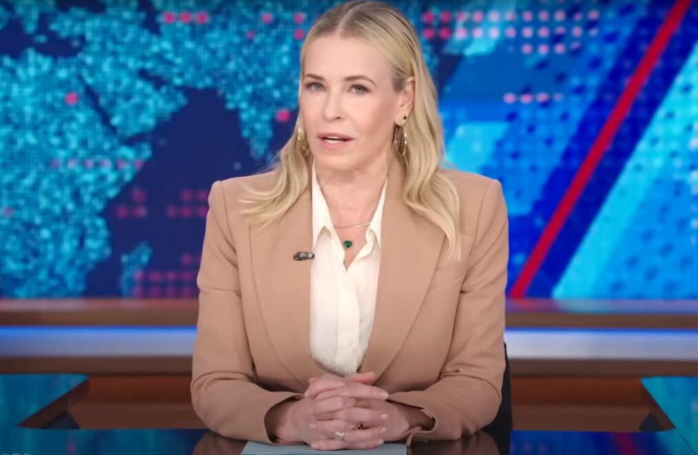 Chelsea Handler hosts 'The Daily Show'