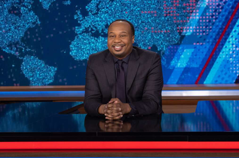 Roy Wood Jr. hosts 'The Daily Show' on April 3, 2023