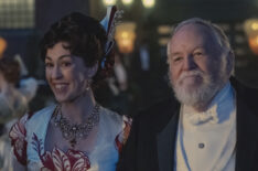 Kelley Curran as Mrs. Winterton and Dakin Matthews as Mr. Winterton in 'The Gilded Age' Season 2 Episode 2