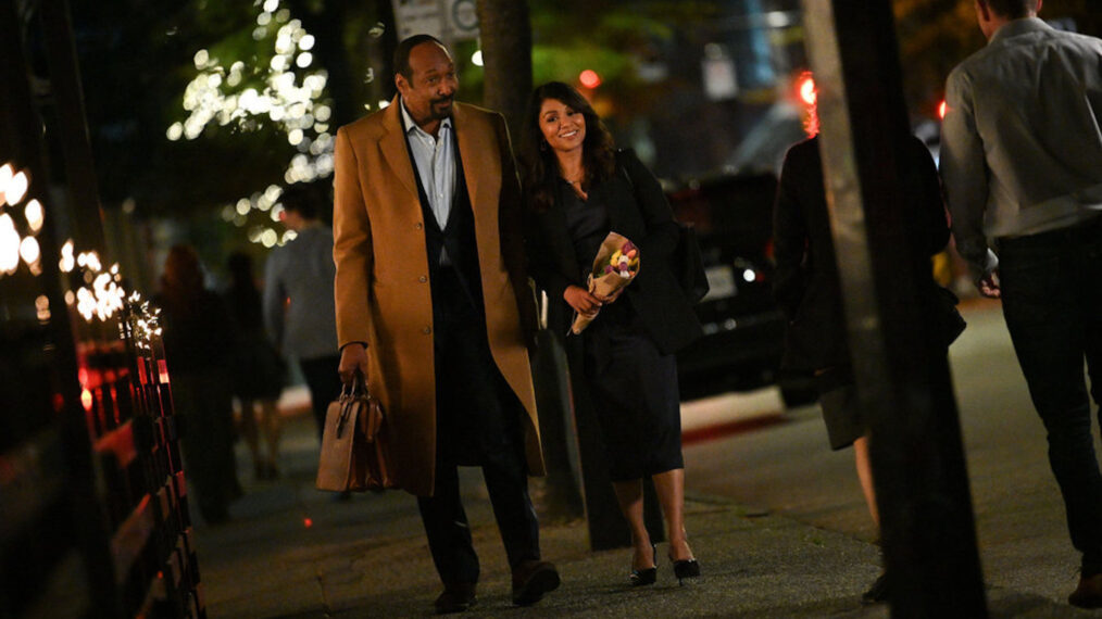 Jesse L. Martin and Karen David in 'The Irrational' - Season 1 Episode 7