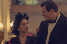 Juliette Binoche and Claes Bang in 'The New Look'