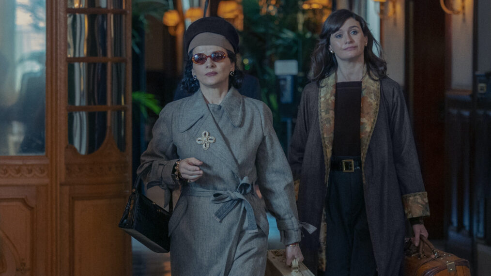 Juliette Binoche and Emily Mortimer in 'The New Look'