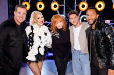 Carson Daly, Gwen Stefani, Reba McEntire, Niall Horan, John Legend for 'The Voice' Season 24
