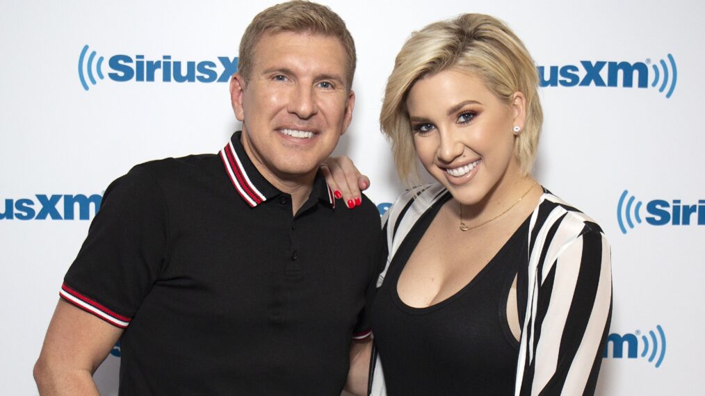 Todd and Savannah Chrisley at SiriusXM