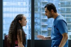 Sirena Gulamgaus and Hamza Haq in 'Transplant' - Season 3