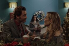 Jonathan Stoddard and Denise Richards in 'A Christmas Frequency'