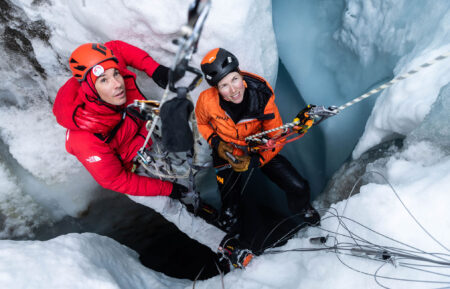 Heidi Sevestre, Alex Honnold in 'Arctic Ascent With Alex Honnold'