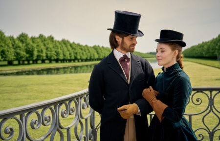 Benjamin Wainwright and Harriet Slater in 'Belgravia The Next Chapter'