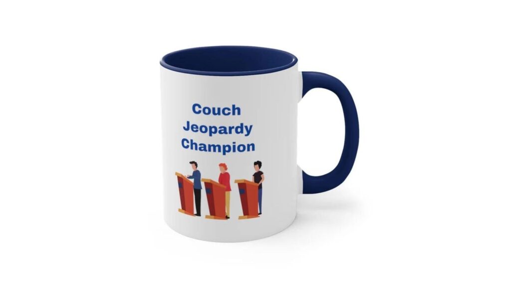 etsy Couch Jeopardy Champion 11oz Mug