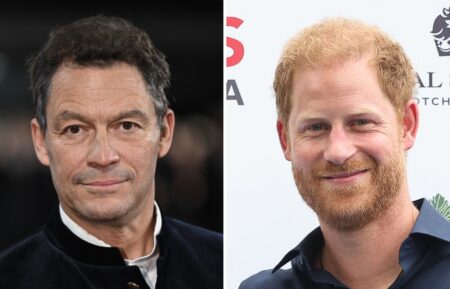 Dominic West and Prince Harry