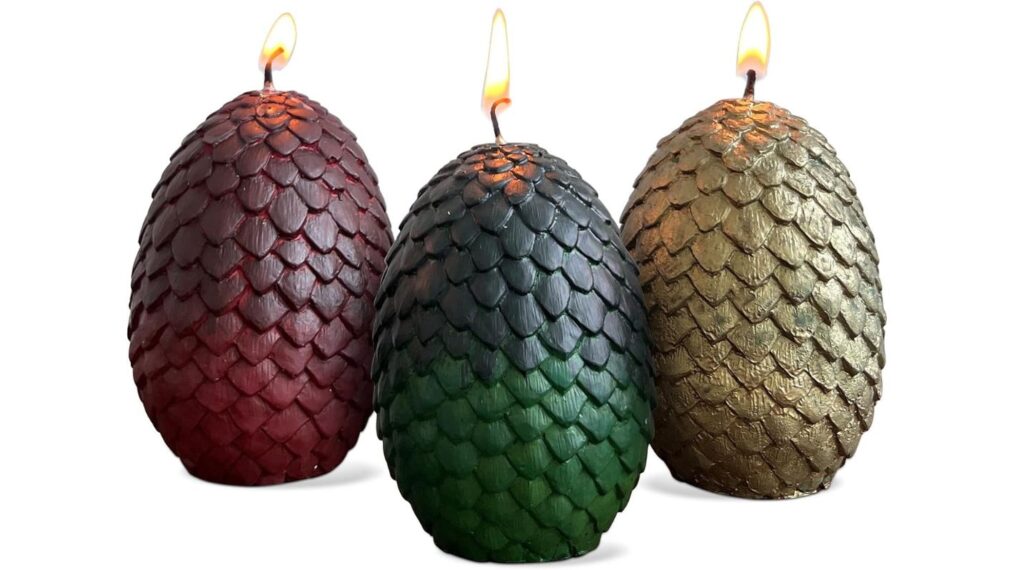 Game Thrones Dragon Egg Candles House Dragon Candle Sets