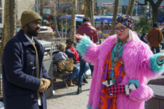 Paapa Essiedu and Melissa McCarthy in 'Genie'