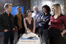 Todd Lasance, Sean Sagar, Mavournee Hazel, William McInnes, Olivia Swann, and Tuuli Narkle in 'NCIS: Sydney' - Season 1, Episode 3