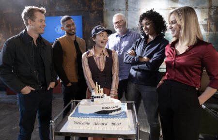 Todd Lasance, Sean Sagar, Mavournee Hazel, William McInnes, Olivia Swann, and Tuuli Narkle in 'NCIS: Sydney' - Season 1, Episode 3