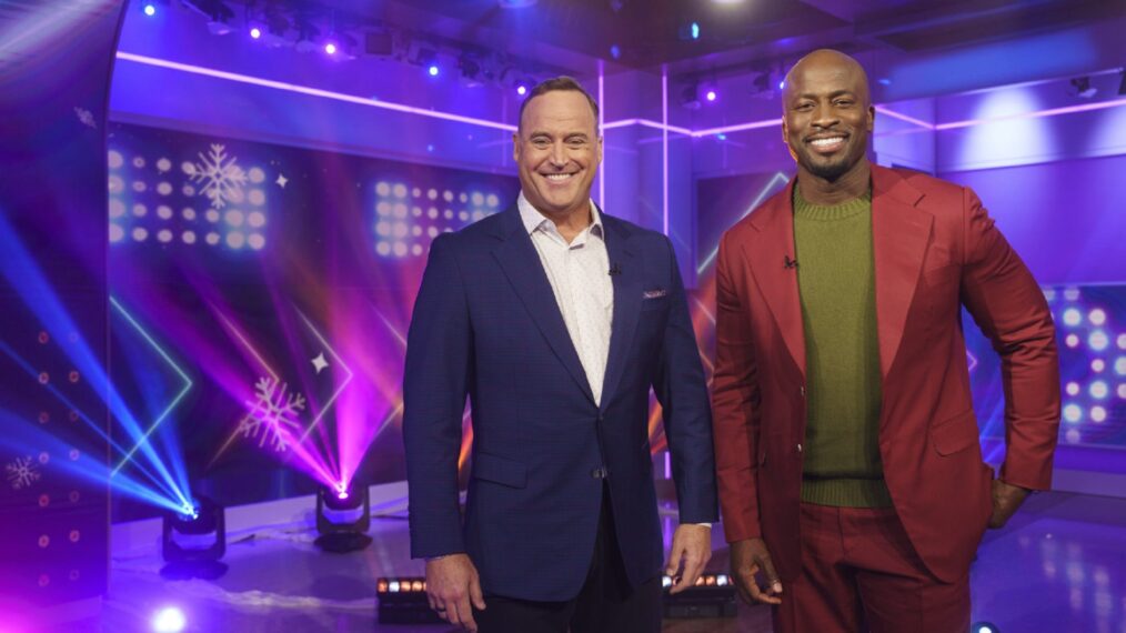 Matt Iseman and Akbar Gbajabiamila hosting That Clip Show - Season 2023