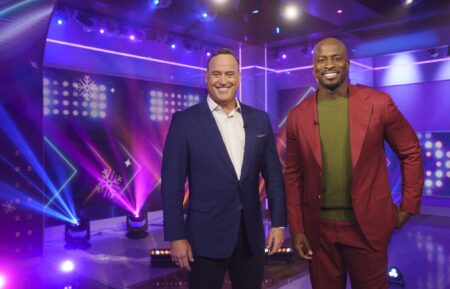 Matt Iseman and Akbar Gbajabiamila hosting That Clip Show - Season 2023