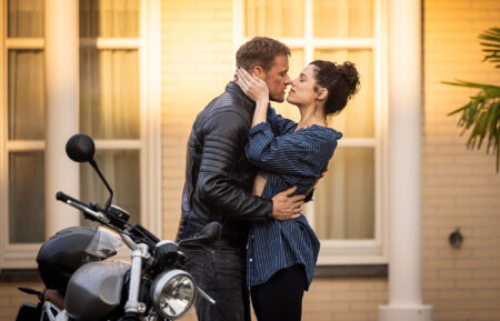 Sam Heughan, Jessica De Gouw in 'The Couple Next Door'