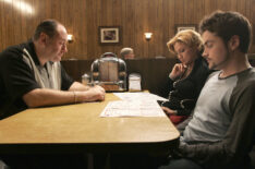 James Gandolfini, Edie Falco, Robert Iler in 'The Sopranos'