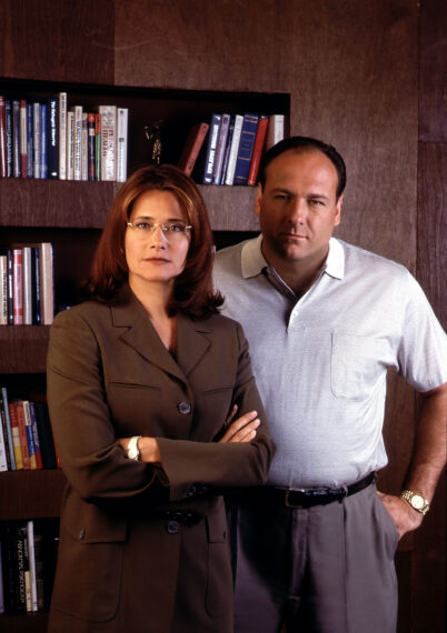 Lorraine Bracco und James Gandolfini in „Die Sopranos“