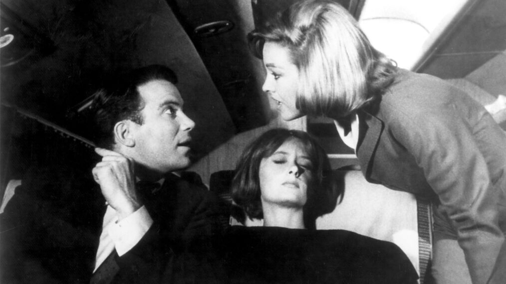 William Shatner and Christine White in The Twlight Zone - 'Nightmare At 20,000 Feet'