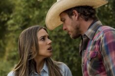 Jana Kramer and Adam Senn in 'A Cowboy Christmas Romance'