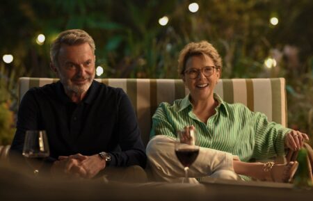 Sam Neill and Annette Bening in 'Apples Never Fall'