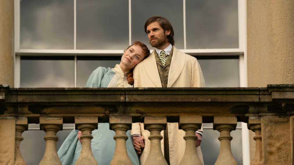 Benjamin Wainwright and Harriet Slater in 'Belgravia the Next Chapter'