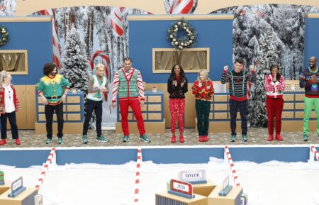 Nicole Franzel, Cameron Hardin, Frankie Grande, Josh Martinez, Taylor Hale, Britney Haynes, Cody Calafiore, Danielle Reyes, and Xavier Prather for 'Big Brother Reindeer Games'