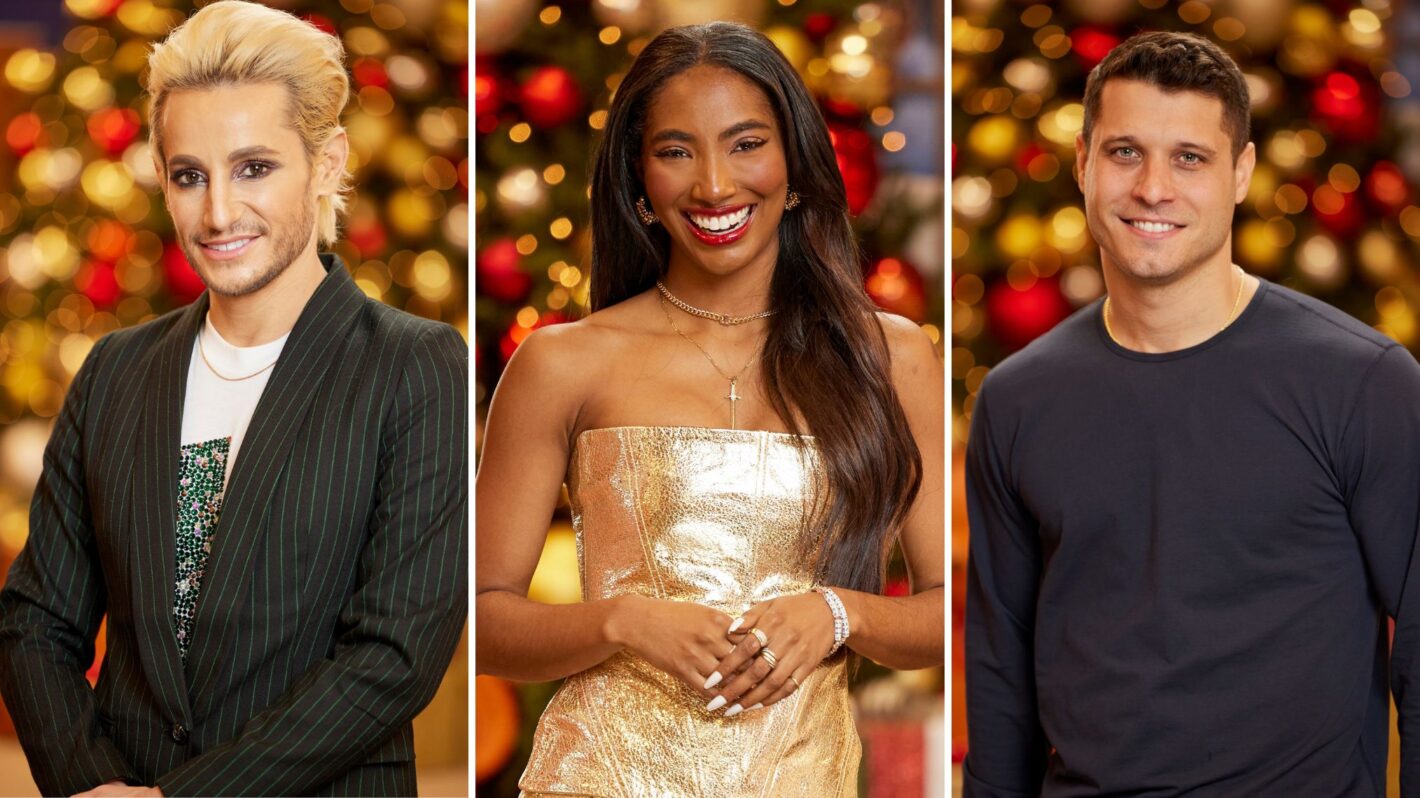 Frankie Grande, Taylor Hale, and Cody Calafiore for 'Big Brother Reindeer Games'