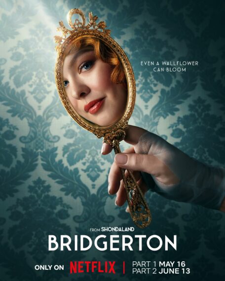 Poster zur dritten Staffel von „Bridgerton“.