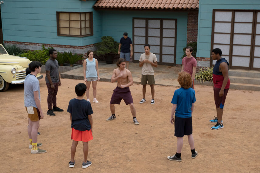 Cobra Kai Tanner Buchanan (center), (Season 2, ep. 207, aired April 24, 2019)