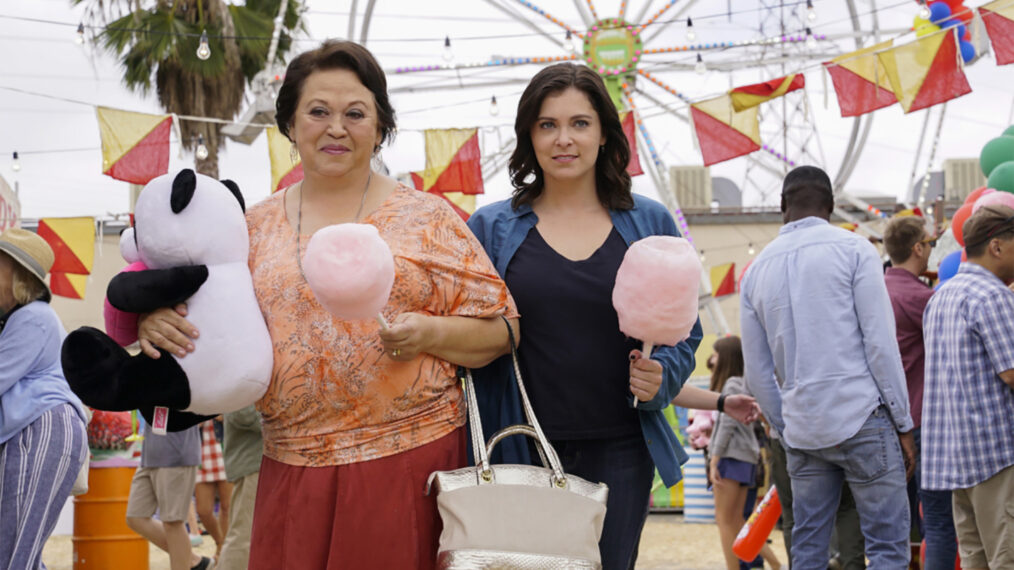 Amy Hill as Lourdes Chan and Rachel Bloom as Rebecca Bunch in 'Crazy Ex-Girlfriend'