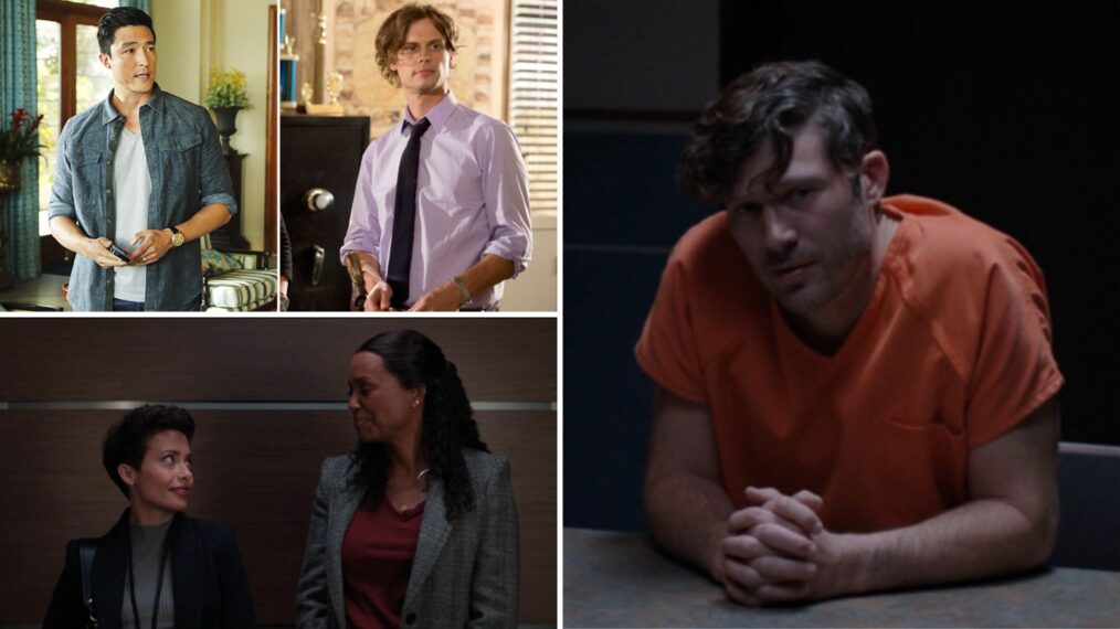 Daniel Henney and Matthew Gray Gubler in 'Criminal Minds'; Nicole Pacent, Aisha Tyler, and Zach Gilford in 'Criminal Minds: Evolution'