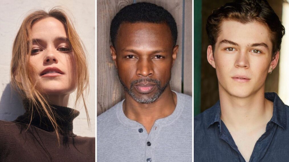 Sarah Catherine Hook (L); Sean Patrick Thomas (C); Zac Burgess (R) headshots for 'Cruel Intentions' series on Prime Video