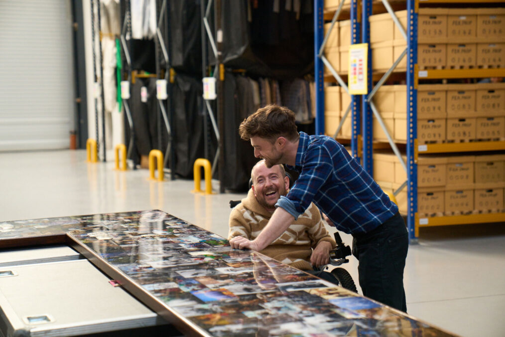 David Holmes and Daniel Radcliffe in 'David Holmes the Boy Who Lived'