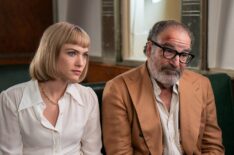 Violett Beane and Mandy Patinkin in 'Death and Other Details'